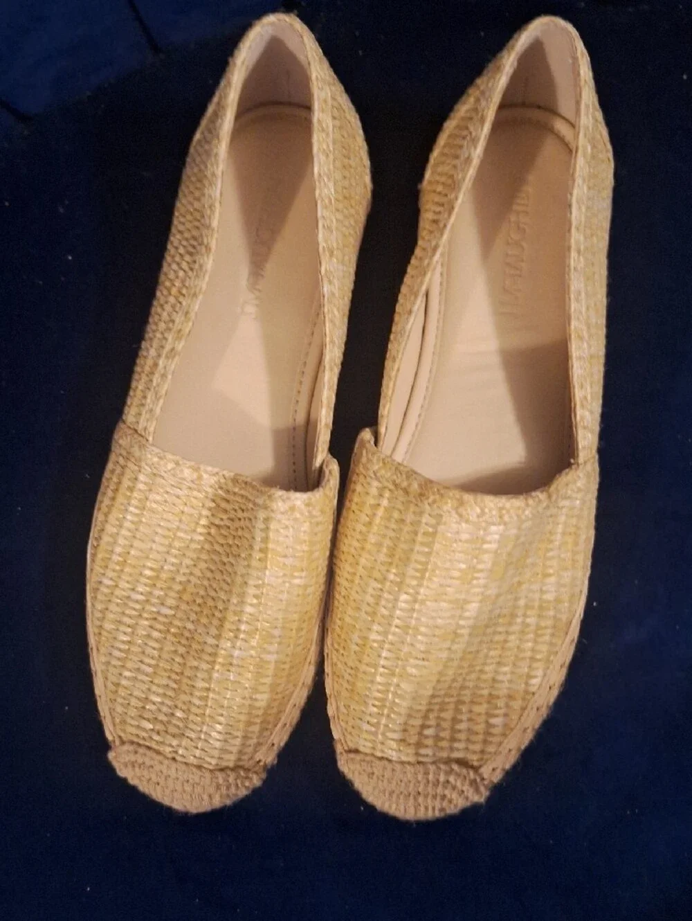 J. McLaughlin Natural Raffia Shira Espadrille  Slip-On